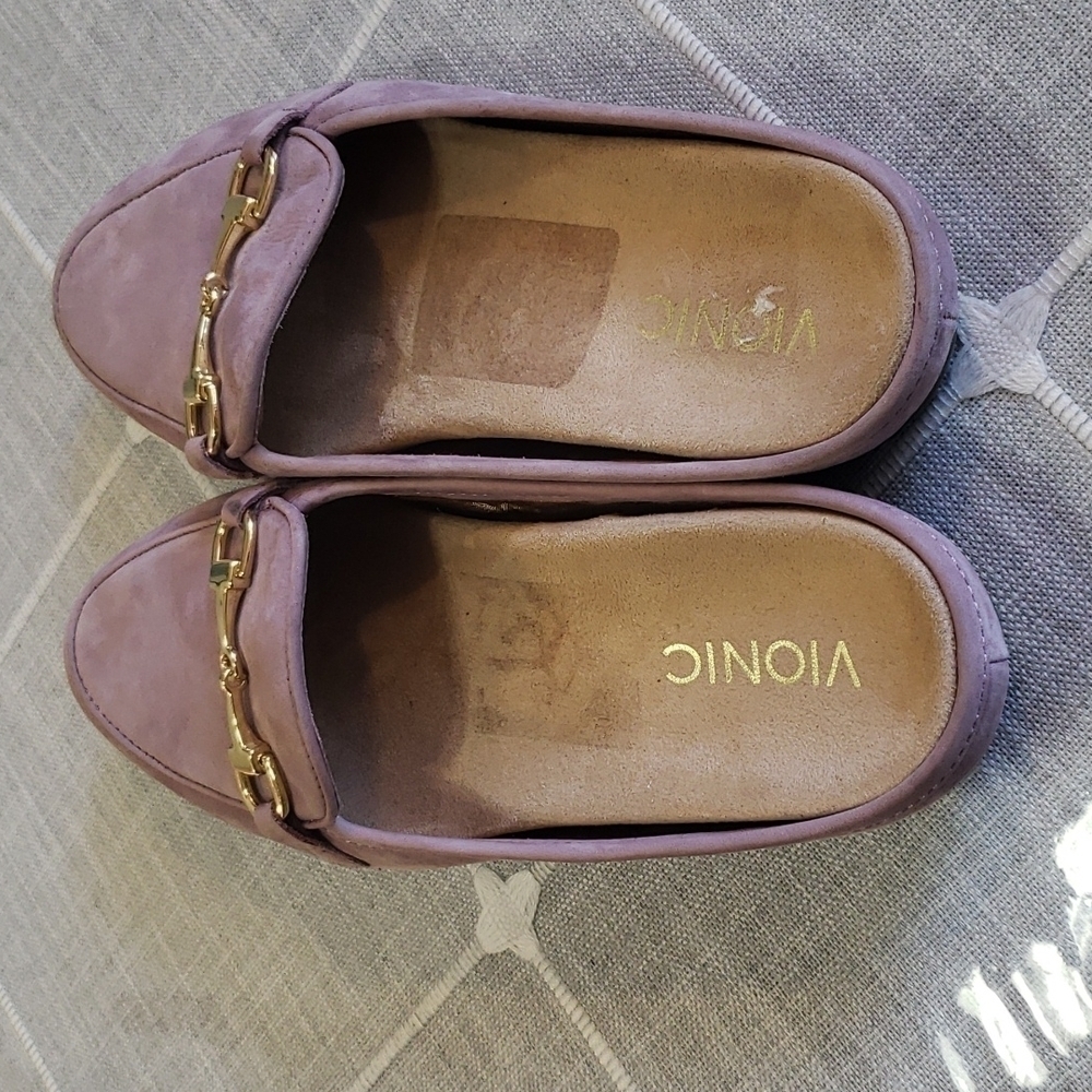 VIONIC Snug Adeline Mule Ladies Slide with Concealed Orthotic Arch Support, Sz 8 - Picture 6 of 16